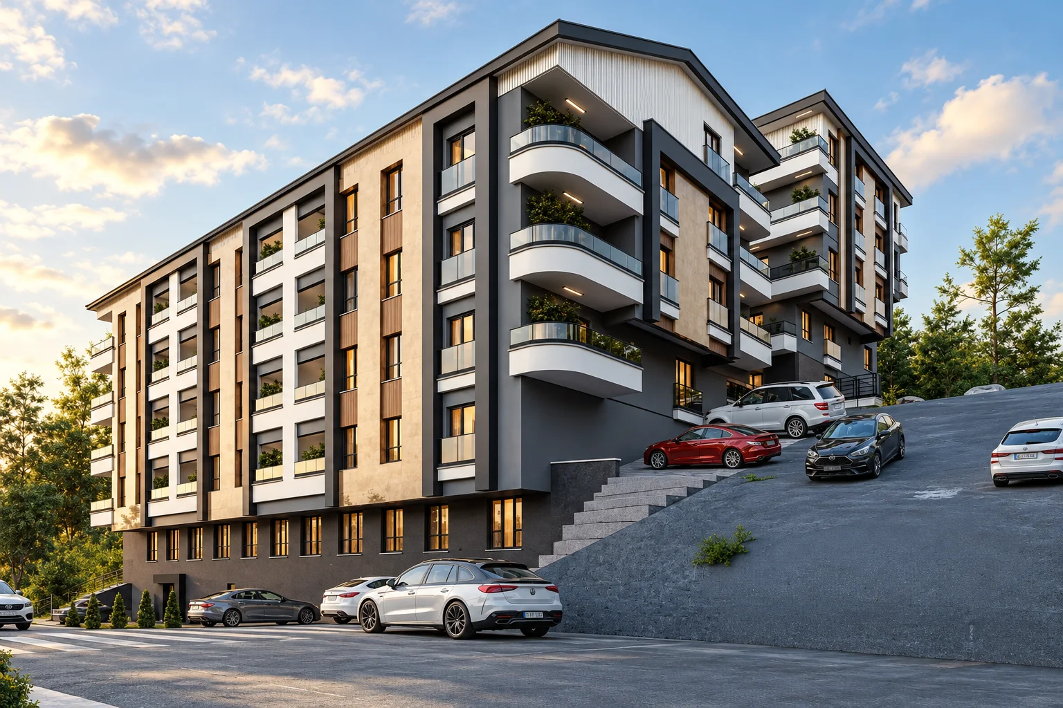 Paşa Residence Mamak dış cephe görünümü